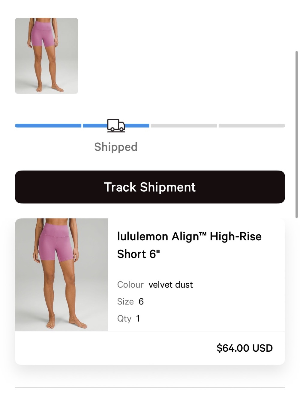 lululemon align tank/high rise short set - Picture 3 of 4
